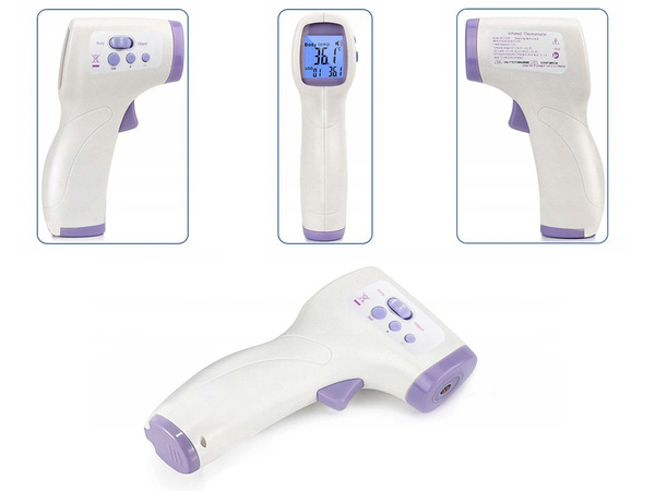 Thermomètre médical infrarouge sans contact 2 en 1