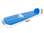 Shoe length measuring tape for feet