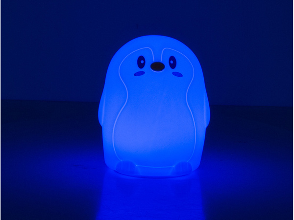 Vodil pingvin rgb daljinski upravljalnik usb nočna luč za otroke