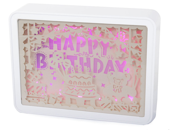 Lampara mesita de noche 3d colores rgb led control remoto tactil