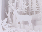 Recortables de papel luz nocturna 3d usb