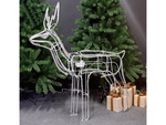 Reno luminoso 216 led decoración de navidad jardín grande con cabeza móvil