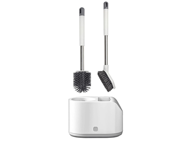 Brosse de toilette en silicone set wc set double 2in1 toilet