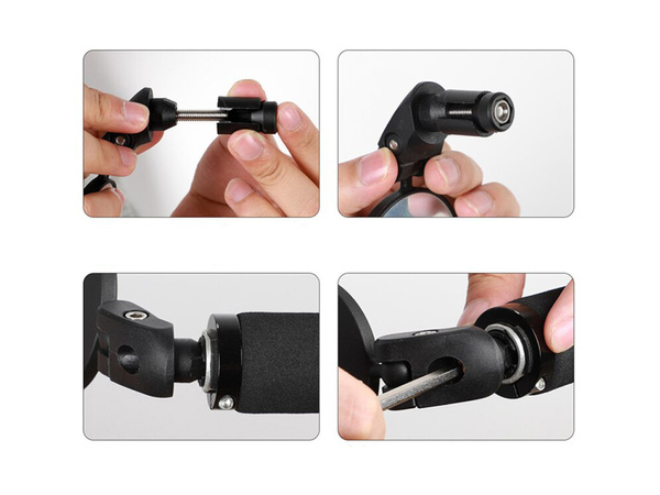 Oglindă de ghidon pentru ghidonul bicicletei convex retro 360