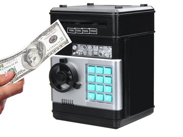 Tirelire distributeur de billets code d'accès billets de banque