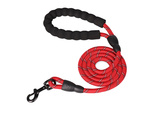 Strong dog training rope leash with handle reflector thick durable
