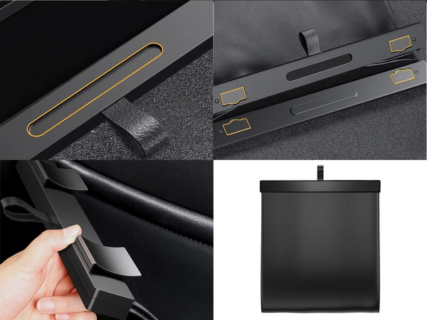 Taška na odpadky do auta mini odpadkový kôš na autosedačku do auta