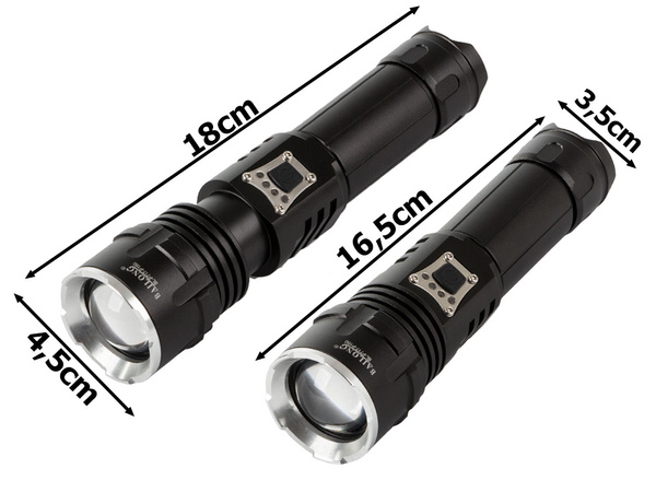 Tactical military bailong led cree xhp160 torch