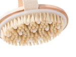 Wet dry body massage brush for the back