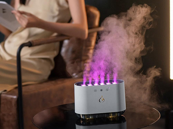 Compin zvlhčovač vzduchu difúzor viedol svetlo rgb aromaterapia 6 trysiek