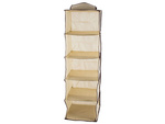 Wardrobe organiser hanging shelf with 5 shelves 100cm