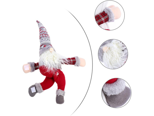 Christmas gnome gnome curtain hook-and-loop fastener