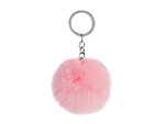 Porte-clés pendentif sac pompon fourrure tinsel pour sacs à main