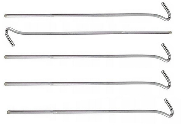 Šotorski piloti anchor pigs steel 31cm 10pcs hook