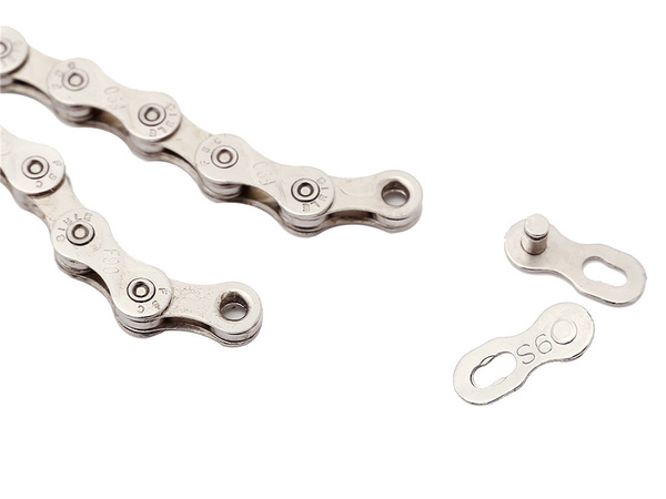 Bike chain 116 bridges sizes 1/2x3/32 6/7/8 range + cutting bracket