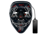 Svietiace led maska halloween strana očista