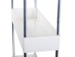 Bathroom shelf kitchen cabinet on wheels bookcase