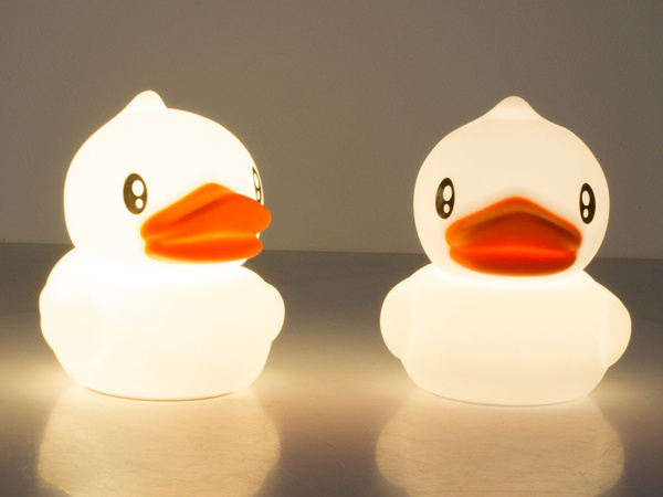 Led nočné svetlo pre deti rgb duck touch