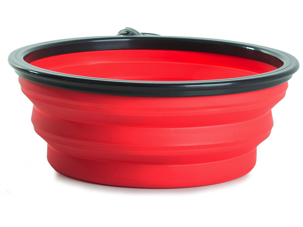 Bolsa plegable de silicona para perros de viaje 800ml
