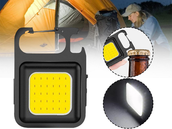 Rezultātā piekaramais apgaismojums cob magnēts usb lukturītis atvērējs