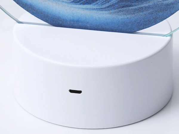 Liivalamp 3d liikuv dünaamiline liiv dekoratiivne laud usb led rgb