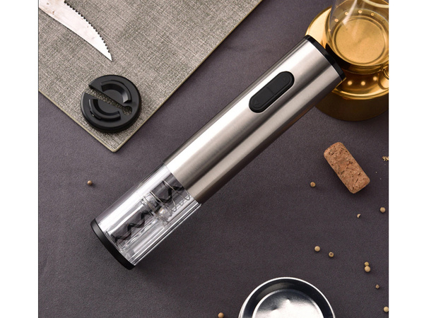 Elektrinis kamščiatraukis vyno atidarytuvas pjaustytuvas led