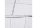 Large mosquito net canopy over bed insect net