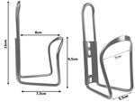 Uchwyt koszyk na bidon butelkę napój do roweru napój aluminiowy rowerowy