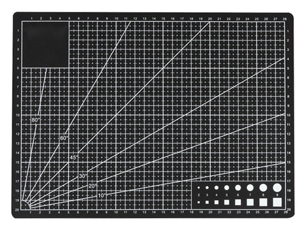 Tapis de coupe auto-cicatrisant a4 modelage double face
