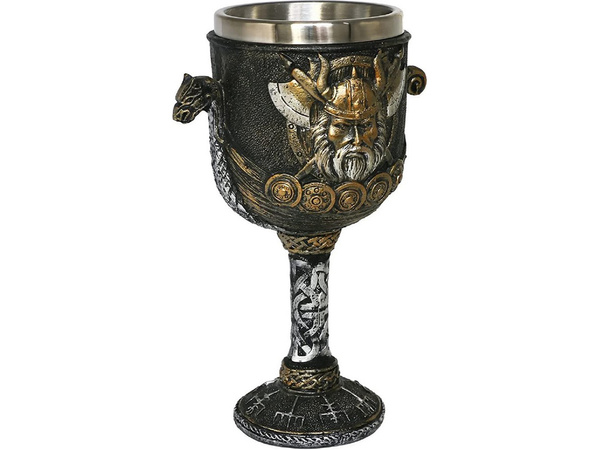Vikingský pohár dekoratívny pohár vikingovia vikingovia