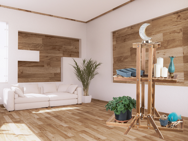 Suport pentru ghivece de flori cu trei niveluri ghivece de flori din lemn