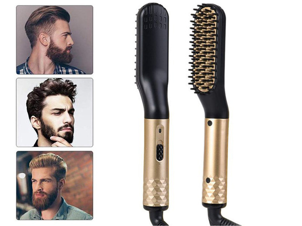 Brosse a lisser peigne a barbe et a cheveux pour le toilettage des hommes