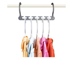 Organizator za garderobo za obešalnike za oblačila 8 kosov max
