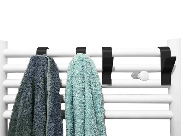2x bathroom hanging hook for radiator, radiator and bathroom towel hanging kit