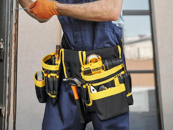 Multifunktions-werkzeuggürtel 22 taschen hammerhalter