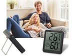Digitalni termometer mini vremenska postaja soba higrometer baterija magnet