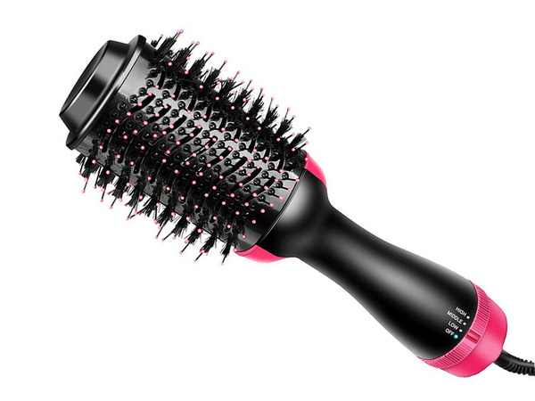 Hair dryer curling iron straightening iron brush