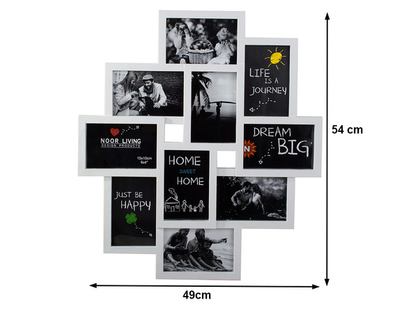 3d photo frame multi photo frame 10 photos large
