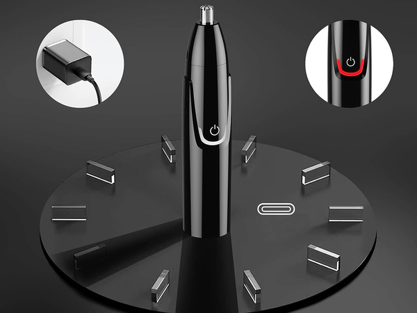 Recortador de orejas nariz depiladora afeitadora barba peinado cejas 3en1 aku