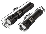 Taktische militärische bailong led cree xhp160 taschenlampe