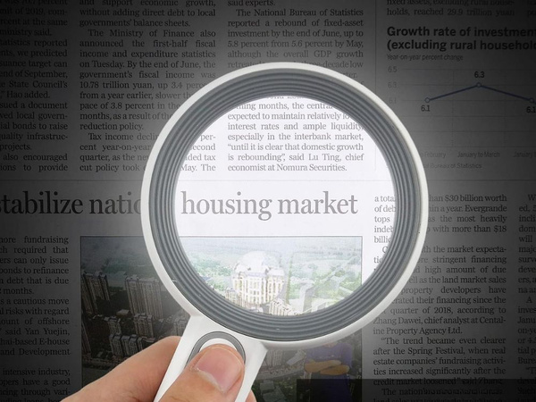 Illuminated reading glass magnifying glass 5-12x with led lighting