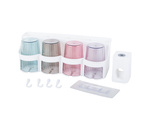 Vasos organizadores para cepillos de dientes dispensador de pasta de dientes