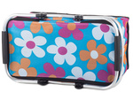 Thermal folding picnic basket insulating shopping basket