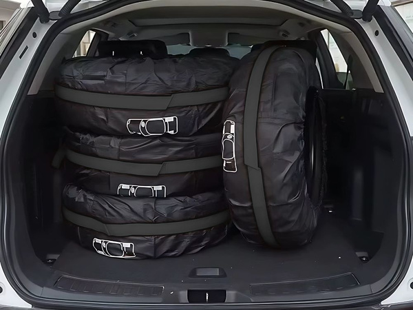 Cubiertas de neumáticos ruedas 13-17 pulgadas juego de 4pcs impermeable con asa