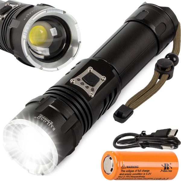 Linterna táctica militar bailong led cree xhp160