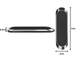 Support magnétique pour téléphone de voiture auto-adhésif 2x sangle aimantée