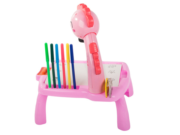 Vaizdo projektorius piešimo stalas rašomoji lenta žymekliai vaikams žymekliai