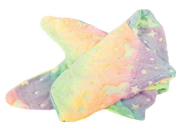 Mořská panna ocas přikrývka přikrývka spací pytel teplý svítící pro dívky měkký kůň