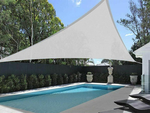 Triángulo parasol de jardín impermeable 3x3x3m
