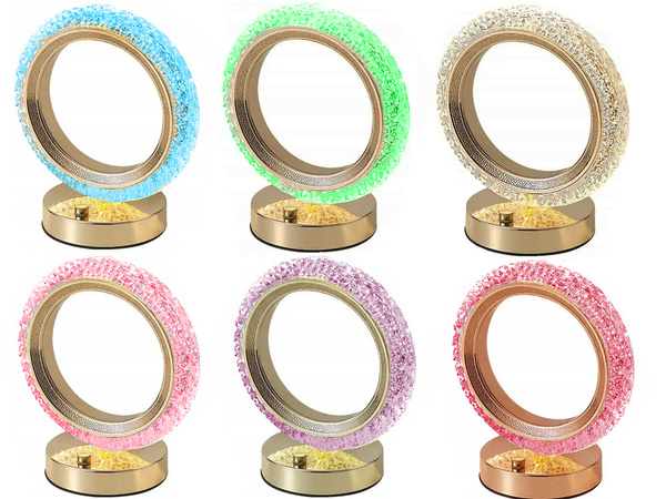 Laua öine valgusrõngas crystal led rgb
